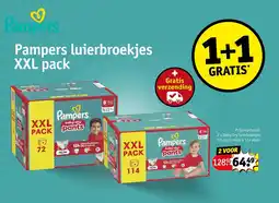 Kruidvat Pampers luierbroekjes xxl pack aanbieding