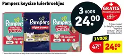 Kruidvat Pampers keysize luierbroekjes aanbieding