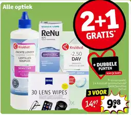Kruidvat Kruidvat lenzenvloeistof Zacht Sensitive aanbieding