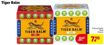 Kruidvat Tiger balm aanbieding