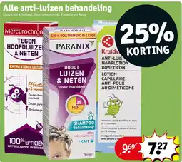 Kruidvat anti-luizen behandeling aanbieding