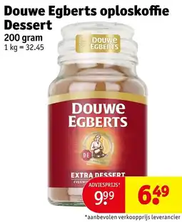 Kruidvat Douwe egberts oploskoffie dessert aanbieding