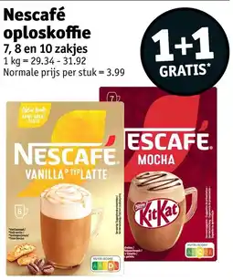 Kruidvat Nescafé oploskoffie aanbieding