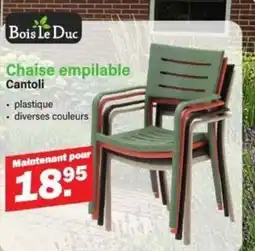 Van Cranenbroek Chaise empilable Cantoli aanbieding