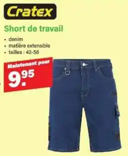 Van Cranenbroek Short de travail aanbieding