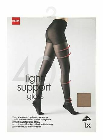 HEMA HEMA Licht Ondersteunende Panty 40 Denier - Natural Naturel (naturel) aanbieding