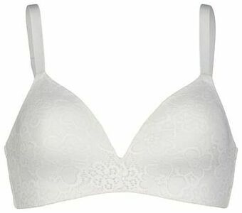 HEMA HEMA Voorgevormde Bh Met Kant Zonder Beugel Wit (wit) aanbieding