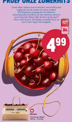 Delhaize Kersen aanbieding