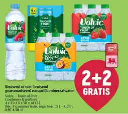 Delhaize Volvic touch of fruit aanbieding