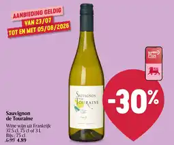 Delhaize Sauvignon de Touraine aanbieding