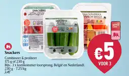 Delhaize Snackers aanbieding