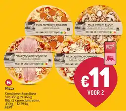 Delhaize Pizza aanbieding