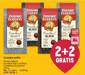 Douwe Egberts Gemalen koffie Excellent Select of Black