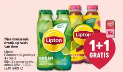 Delhaize Lipton green ice tea aanbieding