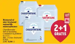 Delhaize Bruisend of niet-bruisend natuurlijk mineraalwater aanbieding