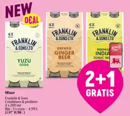 Delhaize mixer franklin & sons aanbieding