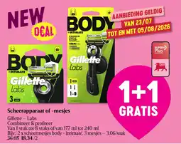 Delhaize Scheerapparaat of -mesjes aanbieding