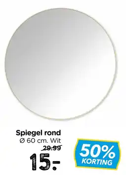 Xenos Spiegel rond aanbieding