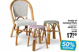 Xenos Krukje of tuinstoel Paris aanbieding