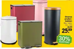 Xenos Diverse prullenbakken aanbieding