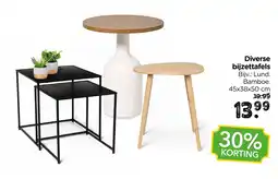 Xenos Diverse bijzettafels aanbieding