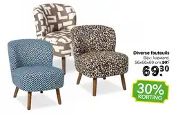Xenos Diverse fauteuils aanbieding