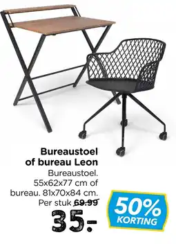 Xenos Bureaustoel of bureau Leon aanbieding