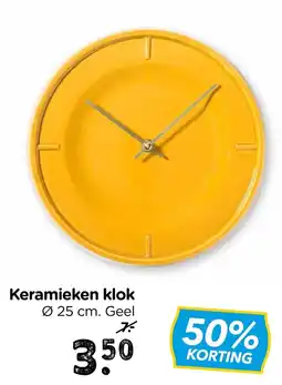 Xenos Keramieken klok aanbieding