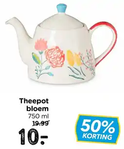 Xenos Theepot bloem aanbieding