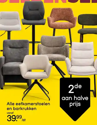 Alle eetkamerstoelen en barkrukken