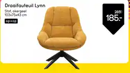 Leen Bakker Draaifauteuil Lynn aanbieding