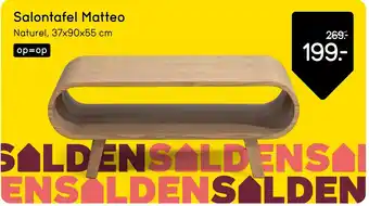 Leen Bakker Salontafel Matteo aanbieding