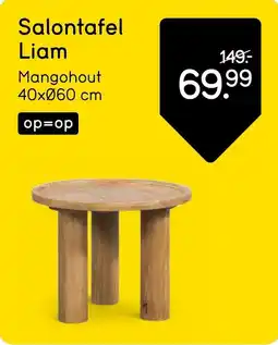 Leen Bakker Salontafel Liam aanbieding