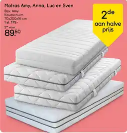 Leen Bakker Matras Amy, Anna, Luc en Sven aanbieding