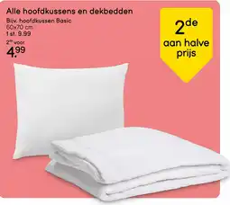 Leen Bakker Alle hoofdkussens en dekbedden aanbieding