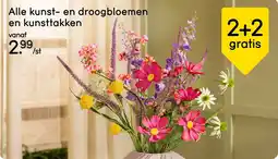 Leen Bakker Alle kunst- en droogbloemen en kunsttakken aanbieding