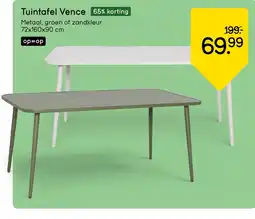 Leen Bakker Tuintafel Vence aanbieding