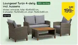 Leen Bakker Loungeset Turijn 4-delig aanbieding