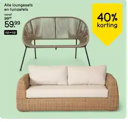 Leen Bakker Alle loungesets en tuinzetels aanbieding