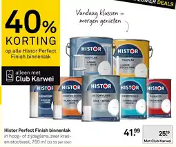 Karwei Histor perfect finish binnenlak aanbieding