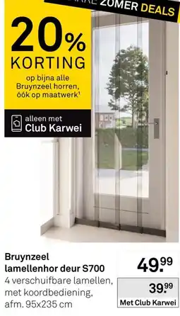 Karwei Bruynzeel lamellenhor deur S700 aanbieding