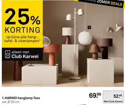 Karwei karwei hanglamp tess aanbieding