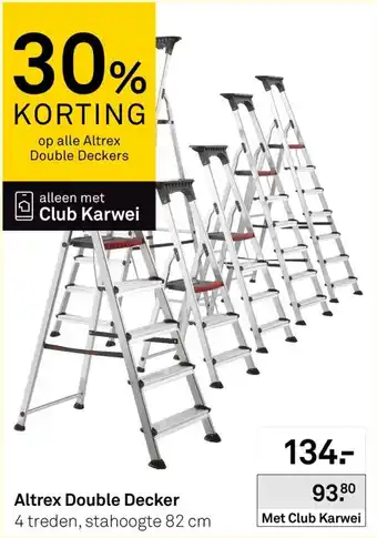 Karwei Altrex Double Decker aanbieding