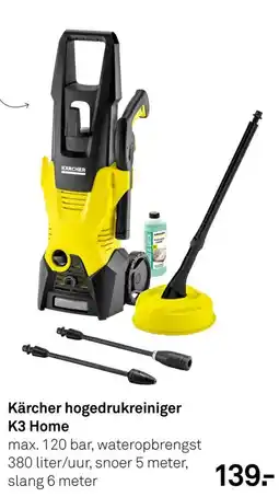 Karwei Kärcher hogedrukreiniger K3 Home aanbieding