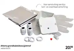 Karwei Attema grondkabeldoos/gietmof waterdicht aanbieding