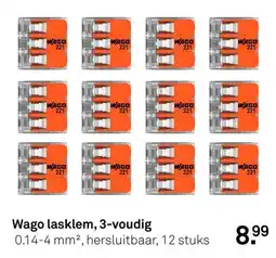 Karwei Wago lasklem, 3-voudig aanbieding