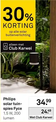 Karwei philips solar tuin-spies fyce aanbieding