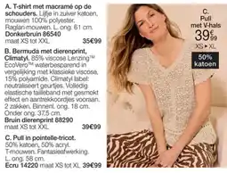Damart Pull met V-hals aanbieding