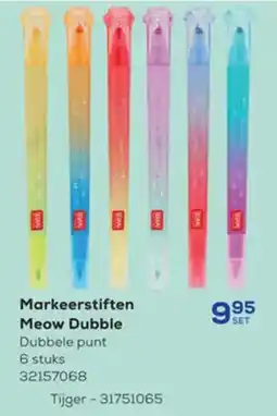 Supra Bazar Markeerstiften Meow Dubble aanbieding