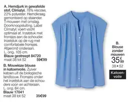 Damart Mouwloze blouse aanbieding